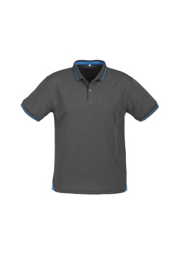 Picture of Biz Collection Mens Jet Polo Shirt 50% Cotton 50% BizCool Polyester Pique Knit